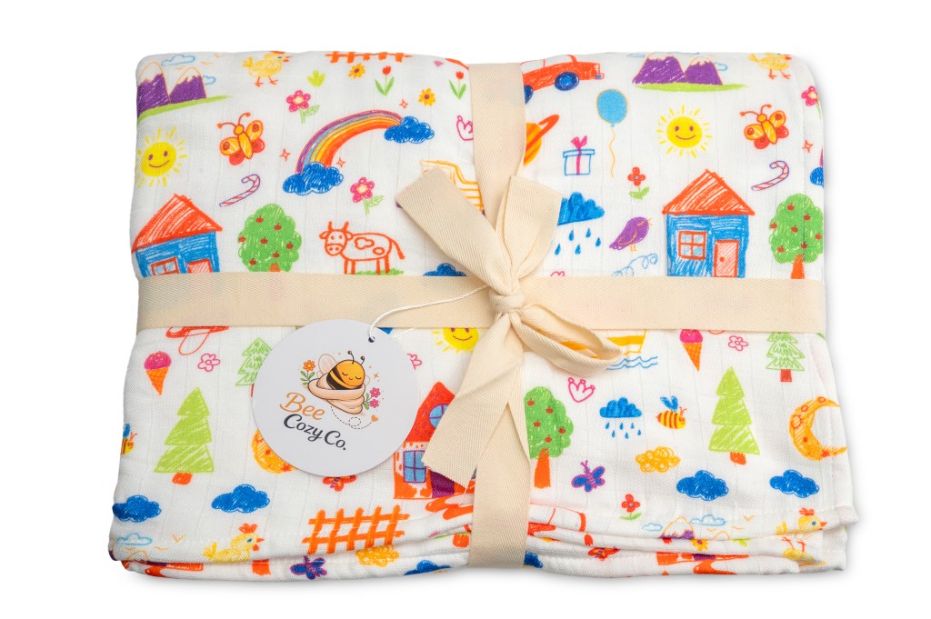 Doodle Me Happy Blanket