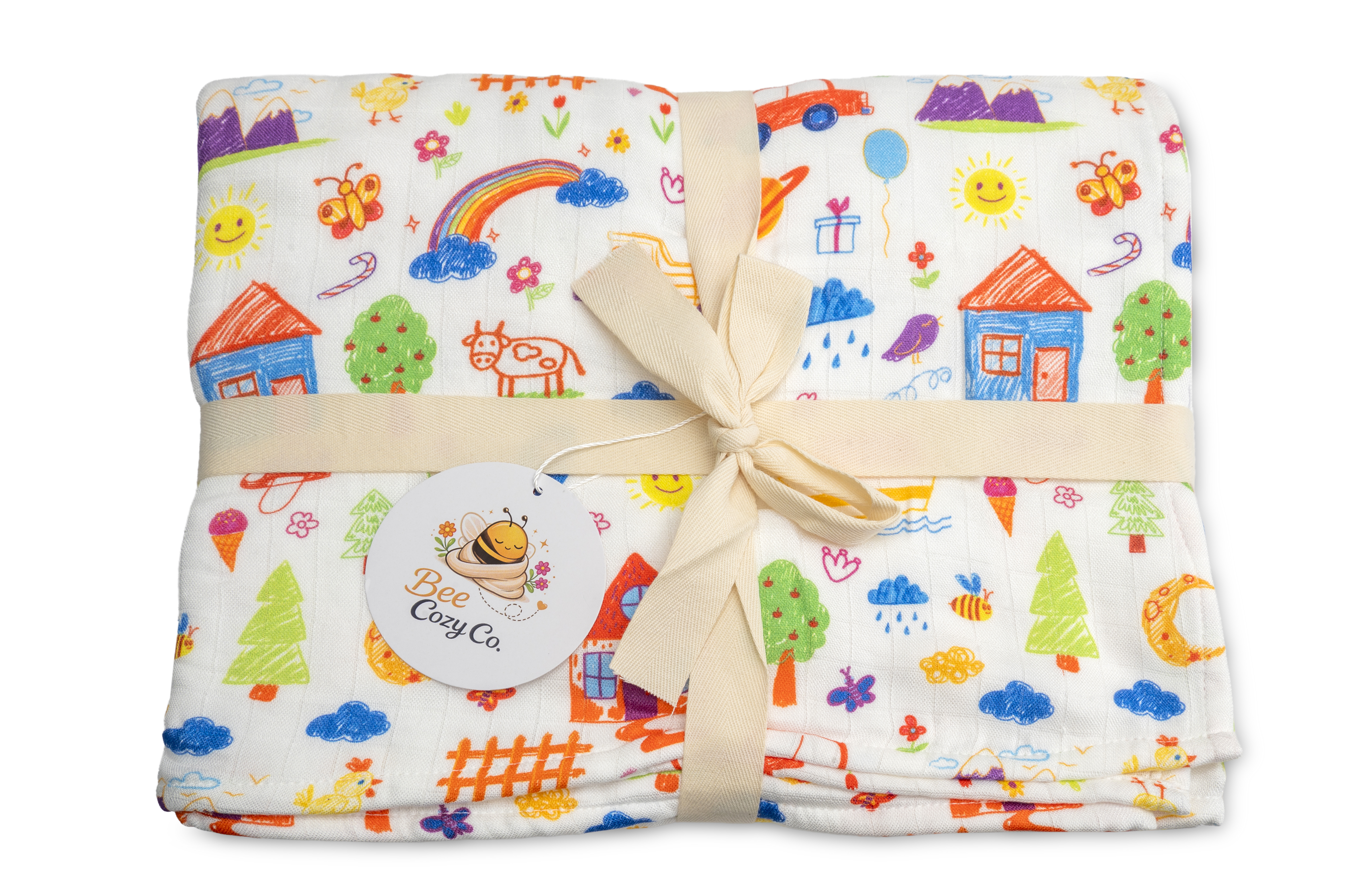 Doodle Me Happy Blanket - Image 1