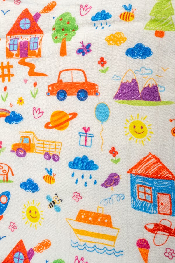 Doodle Me Happy Blanket