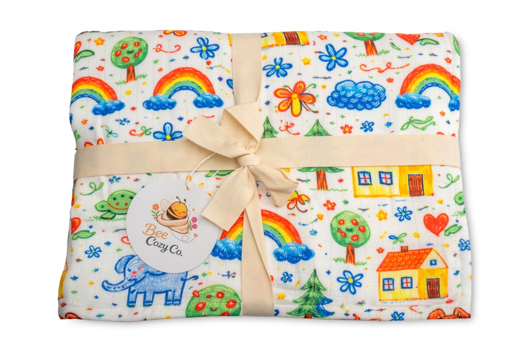Wonderland Doodle Blanket