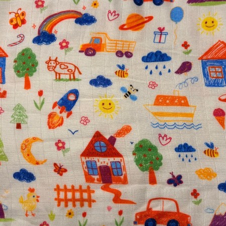 Doodle Me Happy Blanket