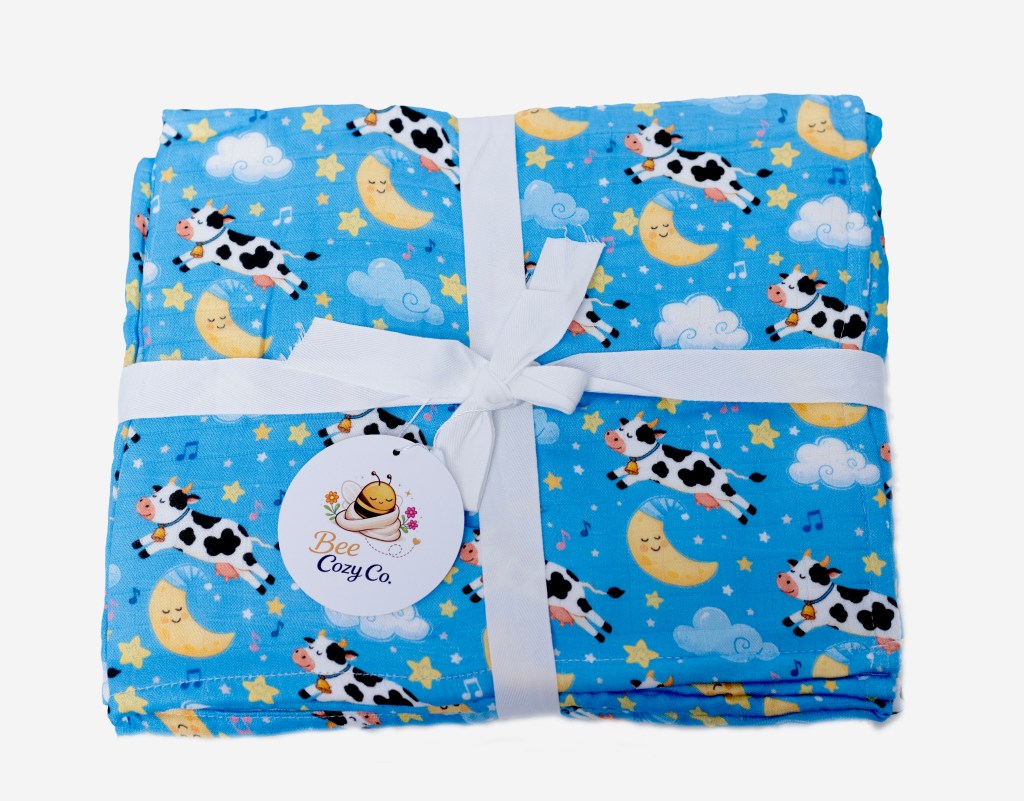 Moonlight Moo Blanket