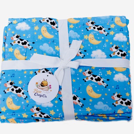 Moonlight Moo Blanket